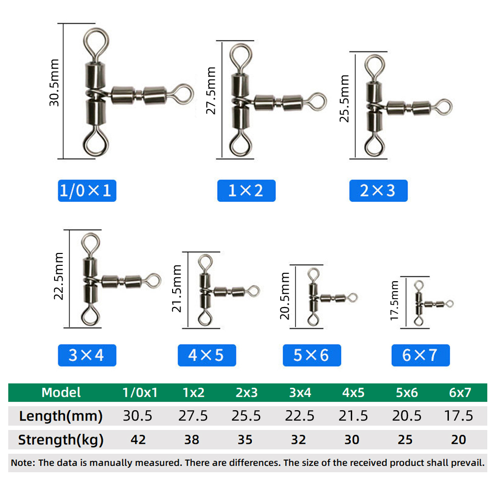 10 Uds. De giratorios de pesca - Tippet Line reseña y precio