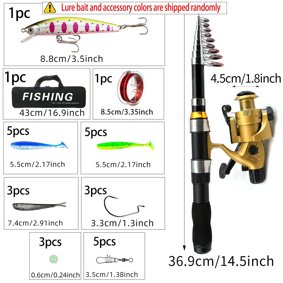 Caña de pescar telescópica por - Freshwater Line reseña y precio