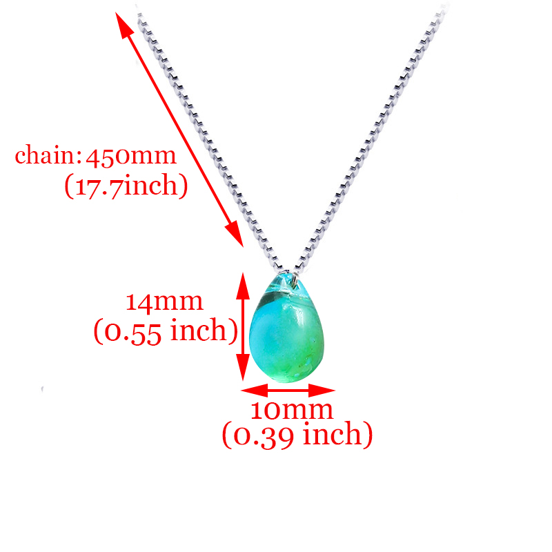 Collar de lágrimas de sirena o - Fishing Line Box reseña y precio