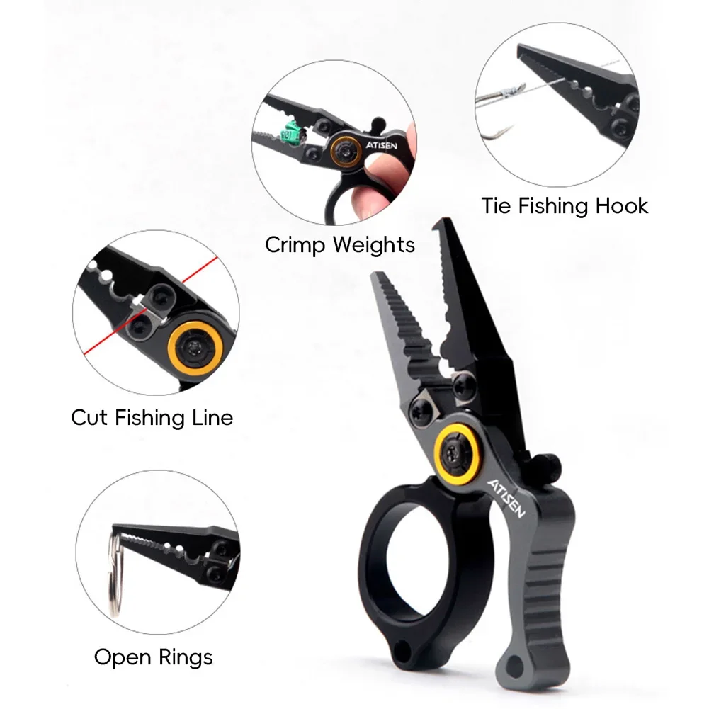 Alicates de pesca de tamaño Mi - Fishing Line Cutter reseña y precio